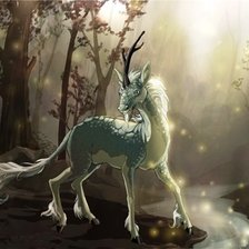 Схема вышивки «кирин»