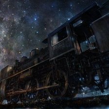 Схема вышивки «звездное небо 2»