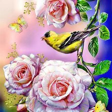 Схема вышивки «РОЗЫ»