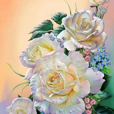 Схема вышивки «РОЗЫ»