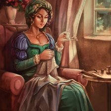 Схема вышивки «Каннареджо - Секрет торговцев»