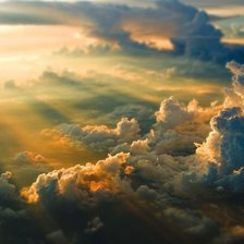 Схема вышивки «Небо»