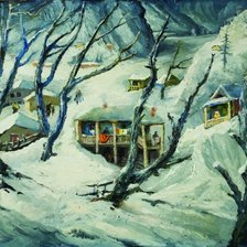 Схема вышивки «Бакуриани»