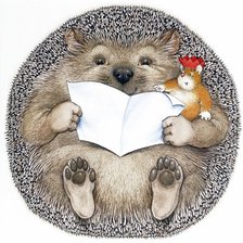 Схема вышивки «ежик 29»