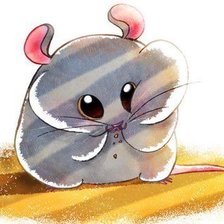 Схема вышивки «хомяк»