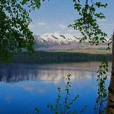 Схема вышивки «пейзаж»