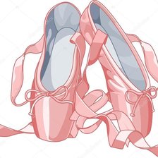 Схема вышивки «розовые пуанты»