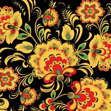 Схема вышивки «Хохлома»