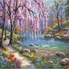 Схема вышивки «peizaj»