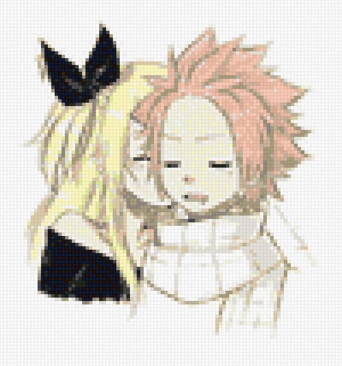 Нацу и Люси - хвост феи, аниме, налю - предпросмотр