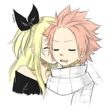 Схема вышивки «Нацу и Люси»