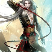 Схема вышивки «Воин»