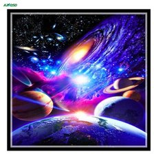 Схема вышивки «космос»