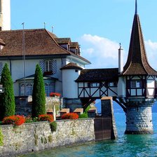 Схема вышивки «Замок Оберхофена»