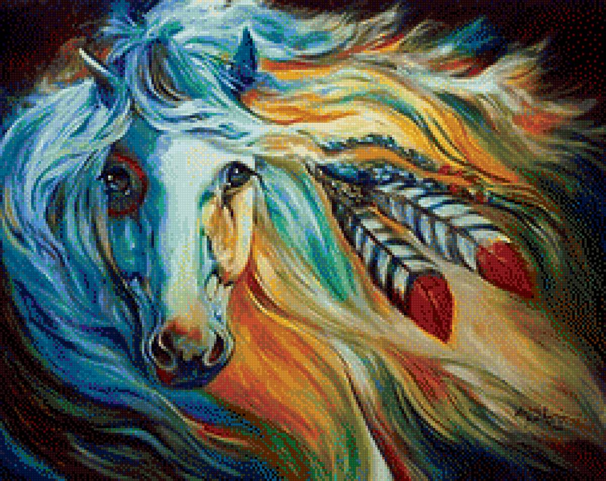 лошадь индейца - предпросмотр