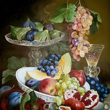 Схема вышивки «фрукты»