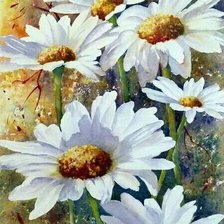 Схема вышивки «Ромашки»