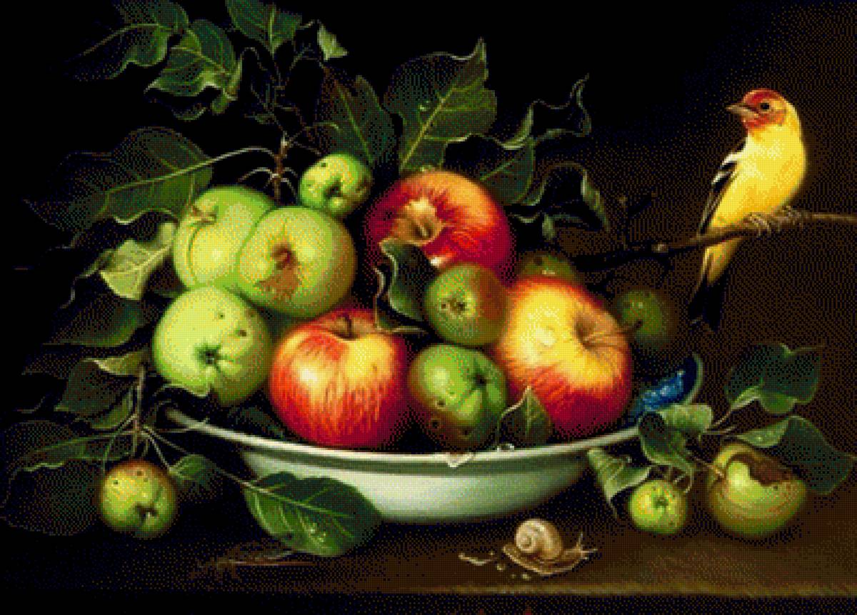 Натюрморт - вышивка крестом - предпросмотр