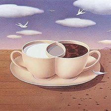 Схема вышивки «Художник Гурбуз Эксиоглу "Кофе с молоком".»