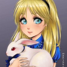 Схема вышивки «Алиса в стране чудес»