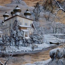 Схема вышивки «на бересте»