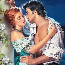 Схема вышивки «встреча»