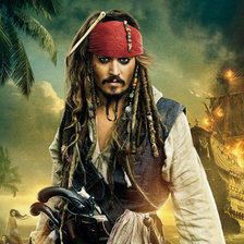 Схема вышивки «Джек Воробей»