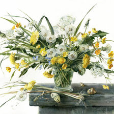 Схема вышивки «Полевые цветы»