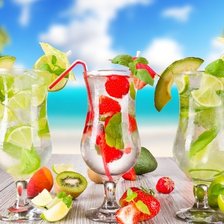 Схема вышивки «напитки любви»