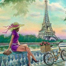 Схема вышивки «Paris»