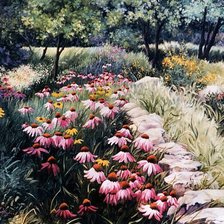 Схема вышивки «Лиз Паради Большой сад»