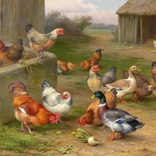 Схема вышивки «Хоз двор»