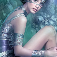 Схема вышивки «Серебро Маскарад»