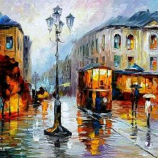 Схема вышивки «Улочка»