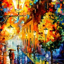 Схема вышивки «Улочка»