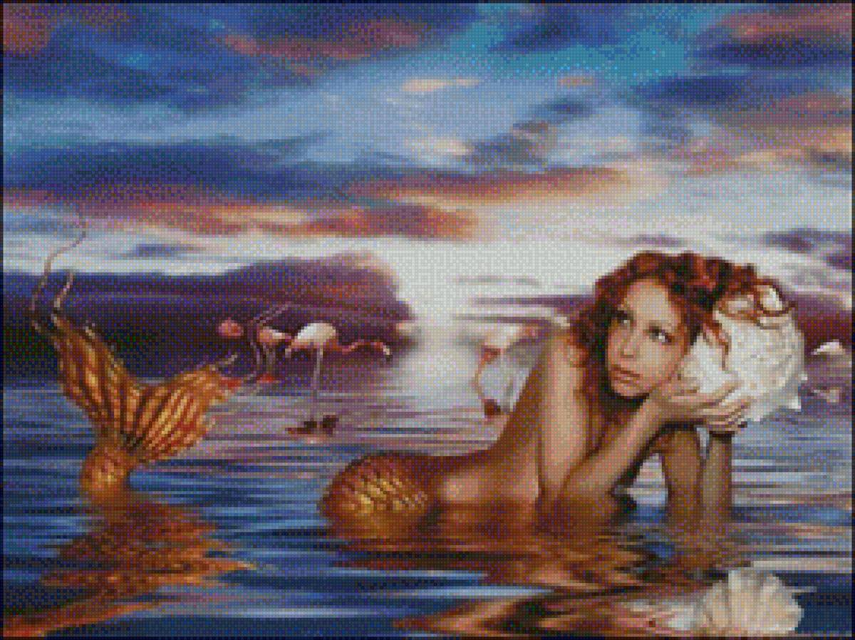 Русалка - море русалка - предпросмотр