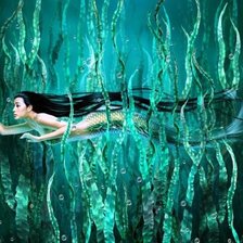 Схема вышивки «Русалка»