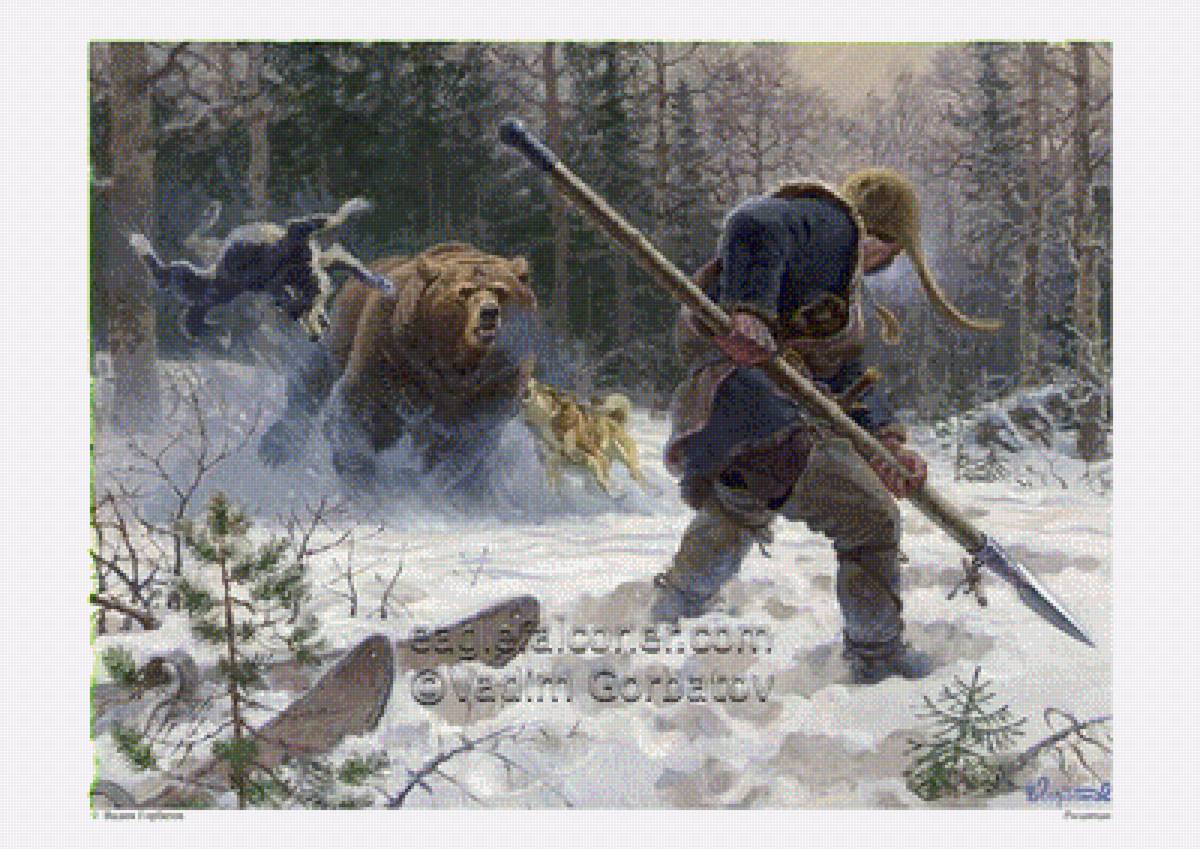 медведь - медведь, охота - предпросмотр