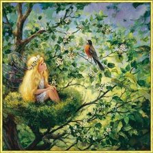 Схема вышивки «соловей»