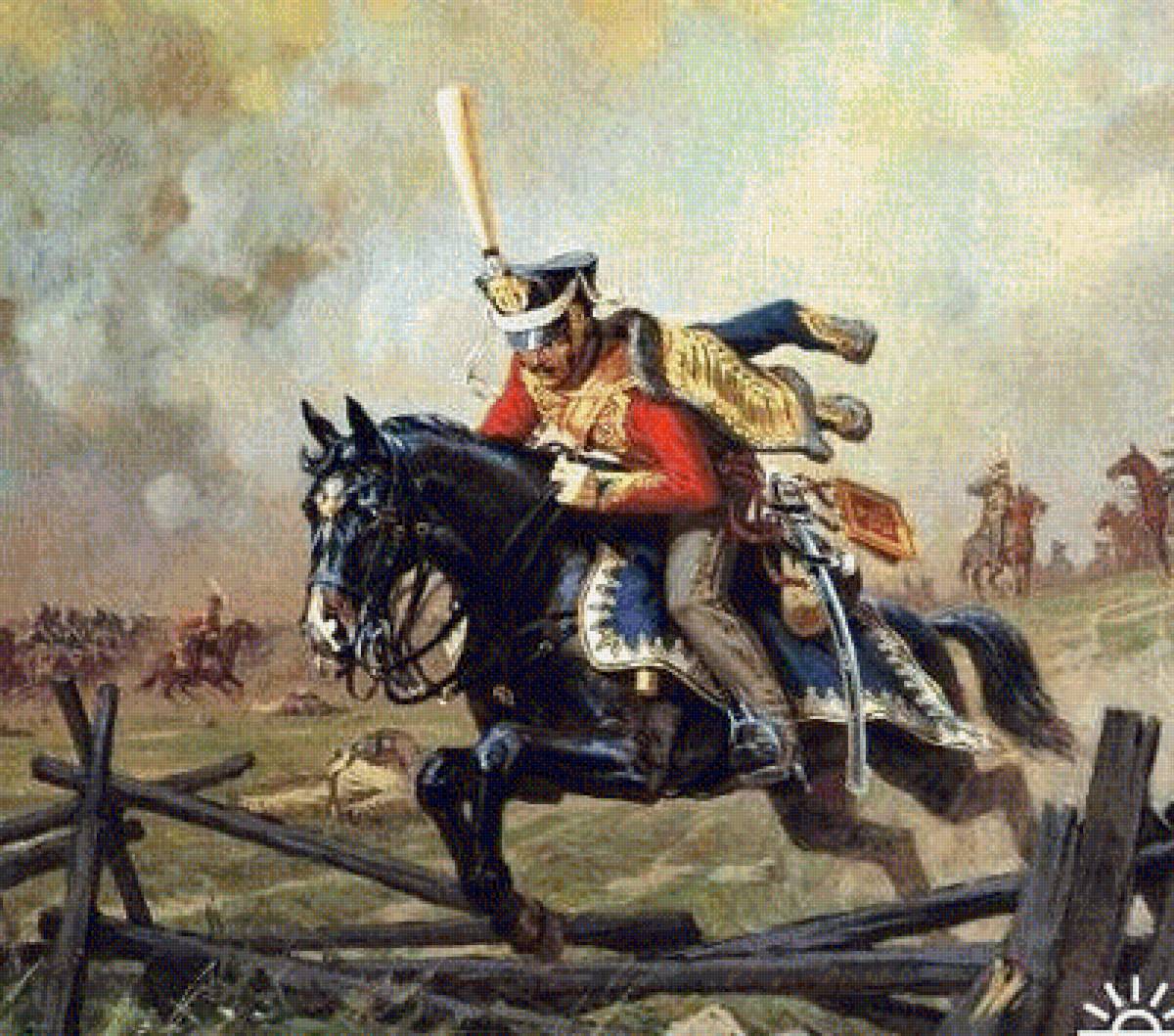 гусар на коне - предпросмотр