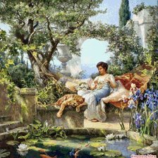 Схема вышивки «отдых»