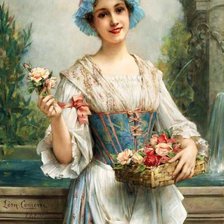 Схема вышивки «kvetinárka»