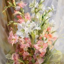 Схема вышивки «Гладиолусы»