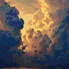 Схема вышивки «Шторм»