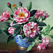 Схема вышивки «Цветочный натюрморт»