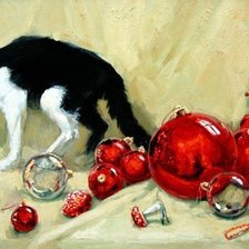 Схема вышивки «новогодница»