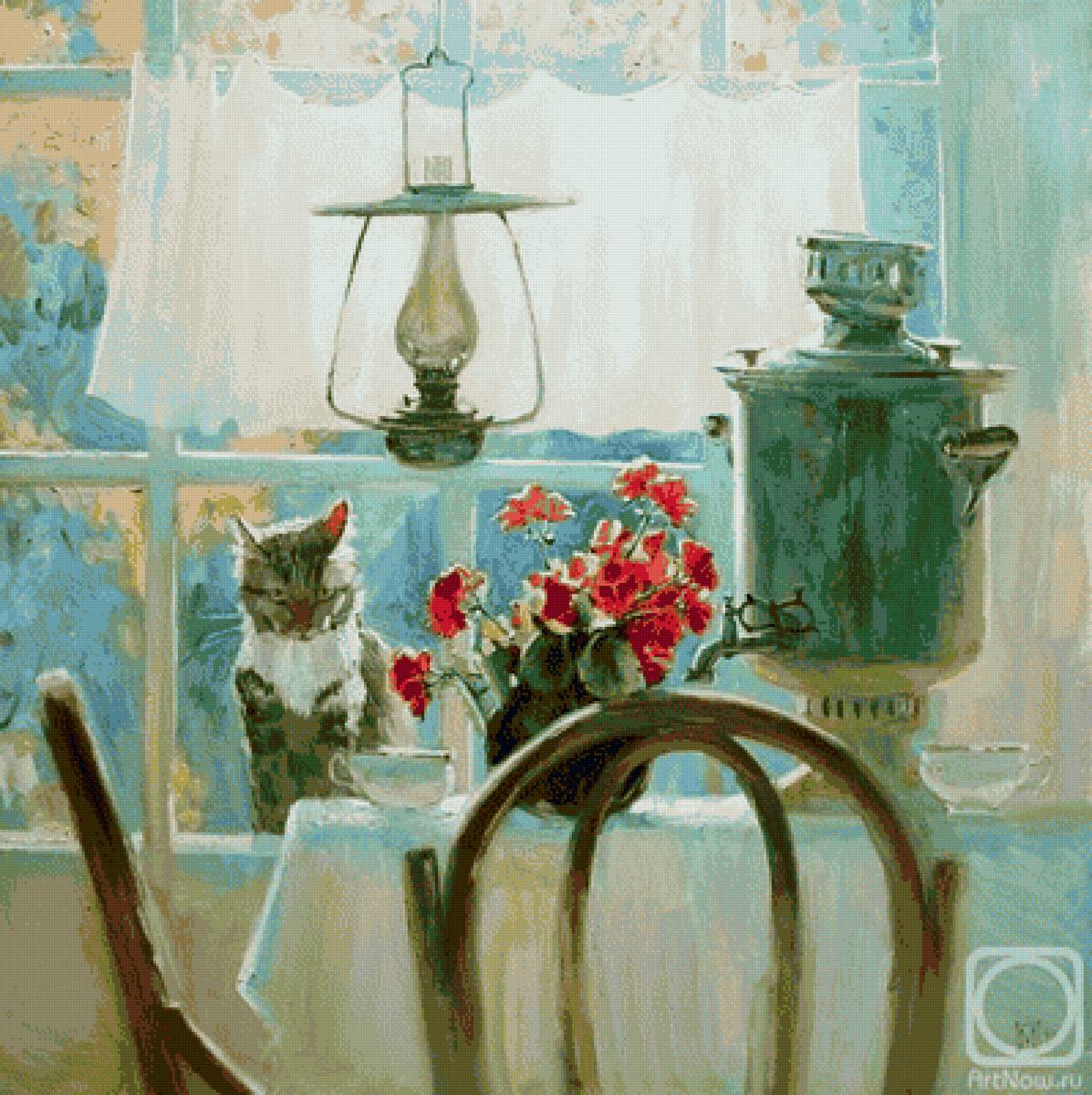 кот и самовар - котики - предпросмотр