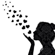 Схема вышивки «Воздушный поцелуй»