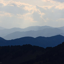 Схема вышивки «Вечер в горах Алтая»