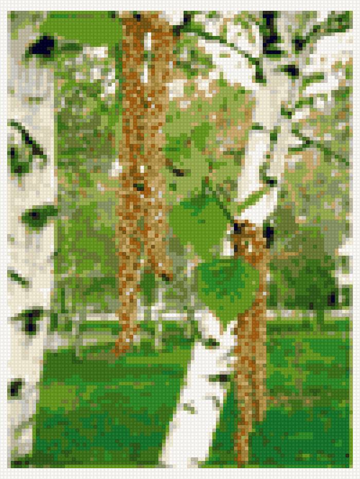 Береза - береза, лес - предпросмотр